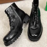 Kingsley™ British Men's Leather Ankle Boots – Handmade Retro Motorcycle Boots 4