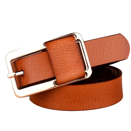 CANDYCORE™ Women Genuine Cowhide Belt – 2.3CM Luxury Pin Buckle Hip-Hop Leather Girdle 2