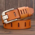 STRONGTIER™ 3.8CM Men’s Genuine Cowboy Belt – Luxury Designer Pin Buckle for Casual & Business Wear 5