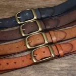 CoreForm™ 3.8cm Men’s Genuine Pure Cowhide Leather Belt – Retro Korean Style Leather Belt for Jeans 5