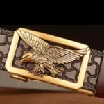 EAGLEVANT™ 3.5CM Automatic Eagle Buckle Leather Belt – Men’s Genuine Leather Business Strap 5
