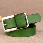 CANDYCORE™ Women Genuine Cowhide Belt – 2.3CM Luxury Pin Buckle Hip-Hop Leather Girdle 6