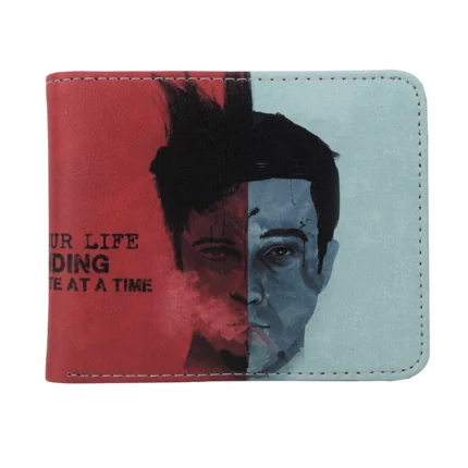FilmPop™ Cartoon Film Short Wallet – Cool PU Leather Wallet with Zipper Coin Pocket & Card Holder 2