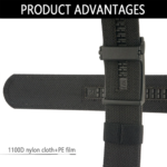 STRIKECORE™ 3.8cm Military Tactical Gun Belt – Nylon Automatic Buckle Duty Belt for Men 2