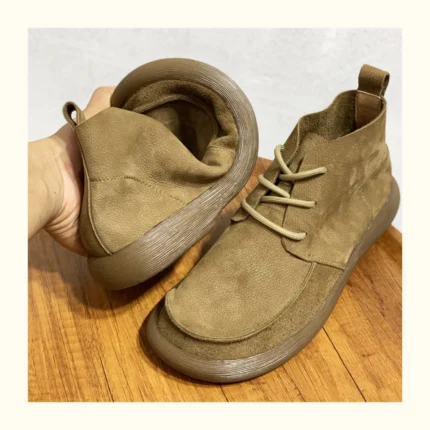 TerraTread Urban™ | 2025 Men’s Wide Fit Cowhide Chelsea Boots – Natural Cowhide Leather, Waterproof, Barefoot-Feel Thick Sole Design 12