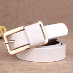 CANDYCORE™ Women Genuine Cowhide Belt – 2.3CM Luxury Pin Buckle Hip-Hop Leather Girdle 3