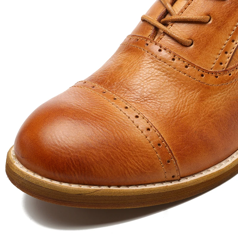 British Virtue™ Goodyear-Welted Derby Brogues – Handmade Formal Leather Shoes for Men & Women 2