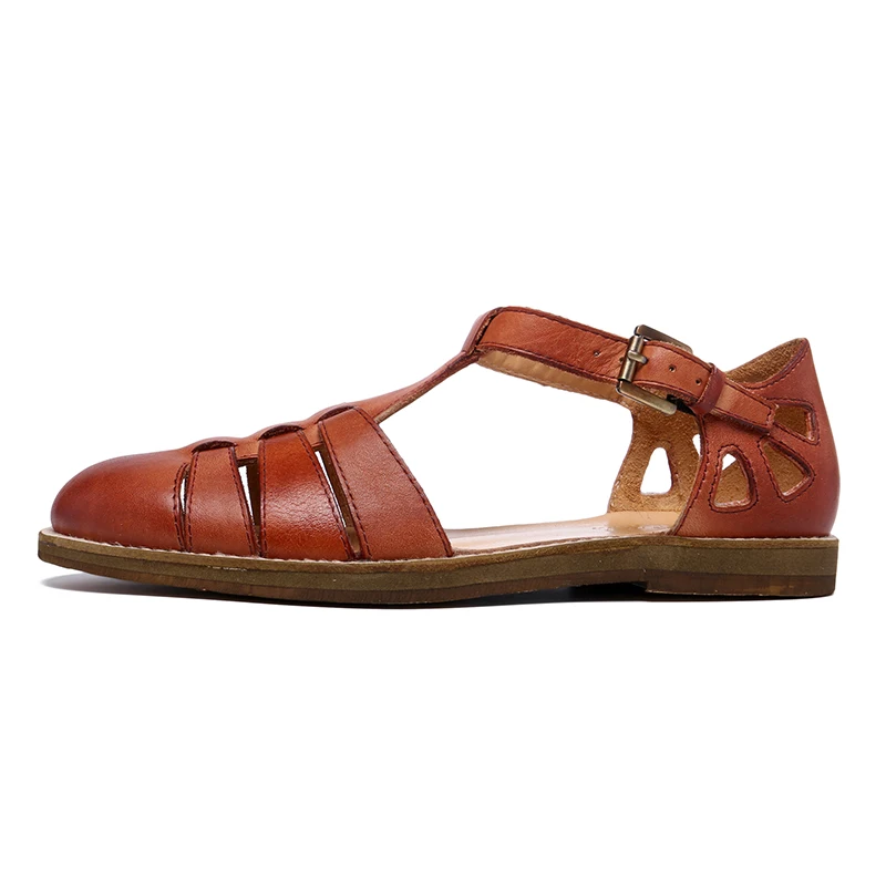 Originality™ Retro Leather Fisherman Sandals – Unisex Handmade Gladiator Shoes for Summer 1