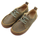 Everbound™ | Unisex Wide-Toe Genuine Leather Lace-Up Flats – Handmade Couple’s Low-Top Shoes for Daily Comfort