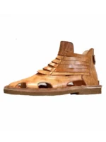 Ravello™ Men’s Gladiator Cowhide Sandals – Roman High-Top Leather Open-Toe Summer Shoes 6