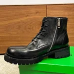 Kingsley™ British Men's Leather Ankle Boots – Handmade Retro Motorcycle Boots 2