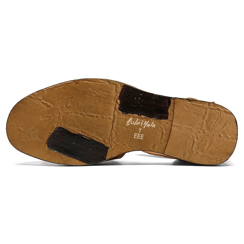 Riomaro™ Leather Fisherman Sandals – Handmade Roman-Style Unisex Gladiators 5