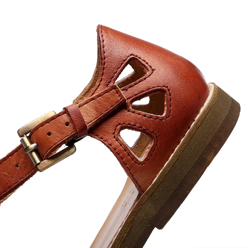 Originality™ Retro Leather Fisherman Sandals – Unisex Handmade Gladiator Shoes for Summer 4