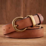 WESTELLA™ 2.8CM Women’s Genuine Brass Buckle Belt – Designer Cowboy Belt 6
