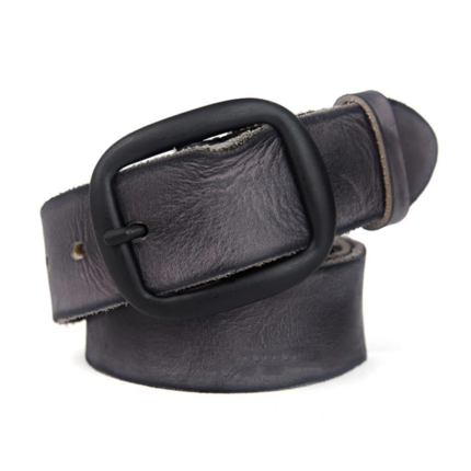 WestForge™ Folded Cowhide Leather Belt – Men’s Retro Western Patchwork Belt with Alloy Pin Buckle 2