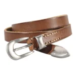 LineaKnot™ Genuine Leather slim knotted belt – Women's Slim Soft Waist Belt 1.8cm 6