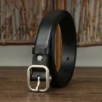 LUNABEL™ 2.4CM Women’s Thick Cowskin Leather Belt – Casual Genuine Leather Strap for Jeans & Dresses 6