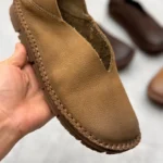 RetroEase™ | Women’s Handmade Cowhide Loafers – Soft Genuine Leather Slip-On Flats for Everyday Wear 5
