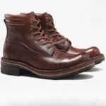 IronHide™ Handmade Horse Leather Work Boots – Retro Men’s Outdoor Thick Sole Casual Shoes 1