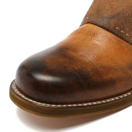 VintageEase™ Handmade Leather Mules – Unisex Goodyear Sandal Slippers for Formal-Casual Wear 2