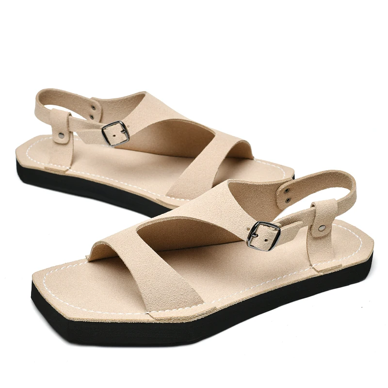 Originality™ Men’s Leather Summer Sandals – Stylish Outdoor Leisure Flat Shoes 6