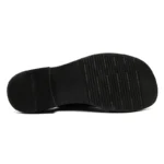 GrandeurStep™ Men Leather Mules – Luxury Backless Loafers with Split Leather & Metal Trim 6