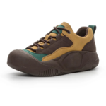 Originality™ Retro Color-Blocked Women Sneakers | Genuine Leather Vulcanized Shoes