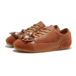 Retro Women’s Flat Sneakers – Lace-Up Casual Split Leather Shoes | Unitypuremax 4
