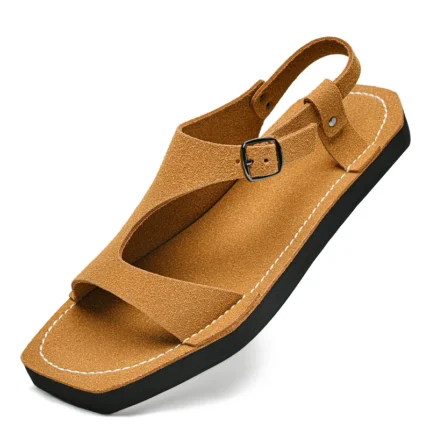 Originality™ Men’s Leather Summer Sandals – Stylish Outdoor Leisure Flat Shoes 1