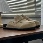 EaseStep™ Men’s Suede Mule Slippers – Handmade Indoor Outdoor Walking Flats 1