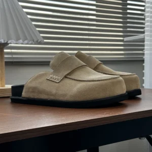 EaseStep™ Men’s Suede Mule Slippers – Handmade Indoor Outdoor Walking Flats 1