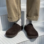 Originality™ British-Style Summer Suede Mules – Unisex Cow Suede Slip-On Outdoor Flat Slippers 5