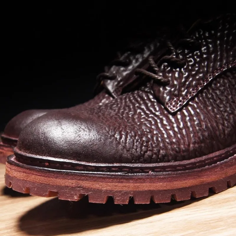 Original Gentleman™ British Thick Sole Brown Derby Shoes – Men's Retro Business Casual Shoes 4