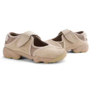 Originality™ Women’s Tabi Split Toe Sneakers – Suede Mesh Chunky Sole Streetwear Shoes 1