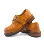 IronTread™ Handmade Horsehide Derby Shoes – Men's Thick Sole Retro Leather Work Shoes 5