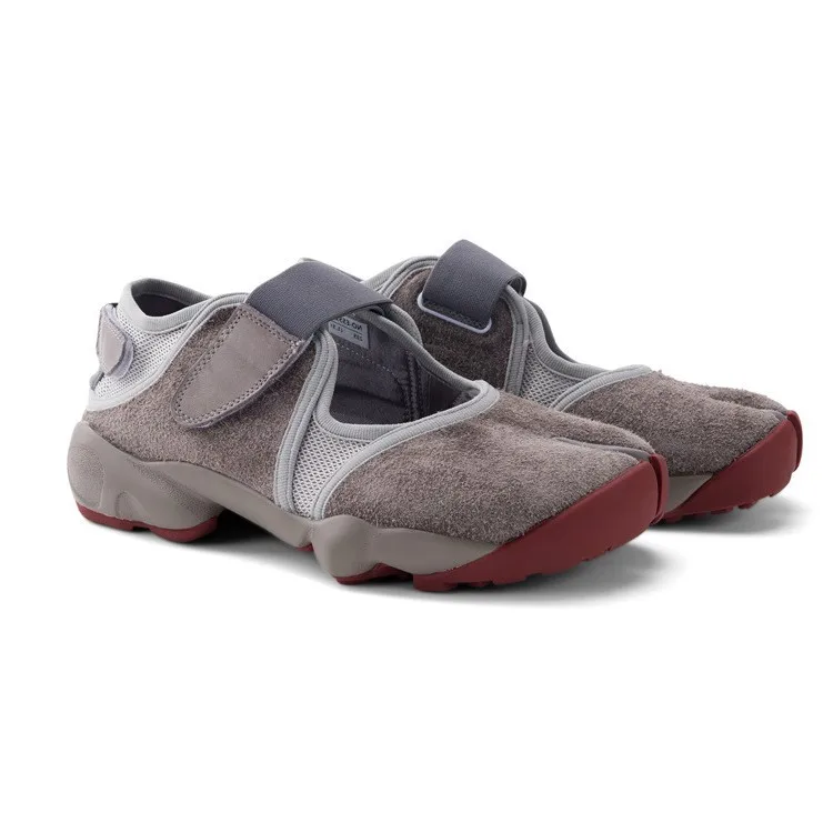 Originality™ Women’s Tabi Split Toe Sneakers – Suede Mesh Chunky Sole Streetwear Shoes 3
