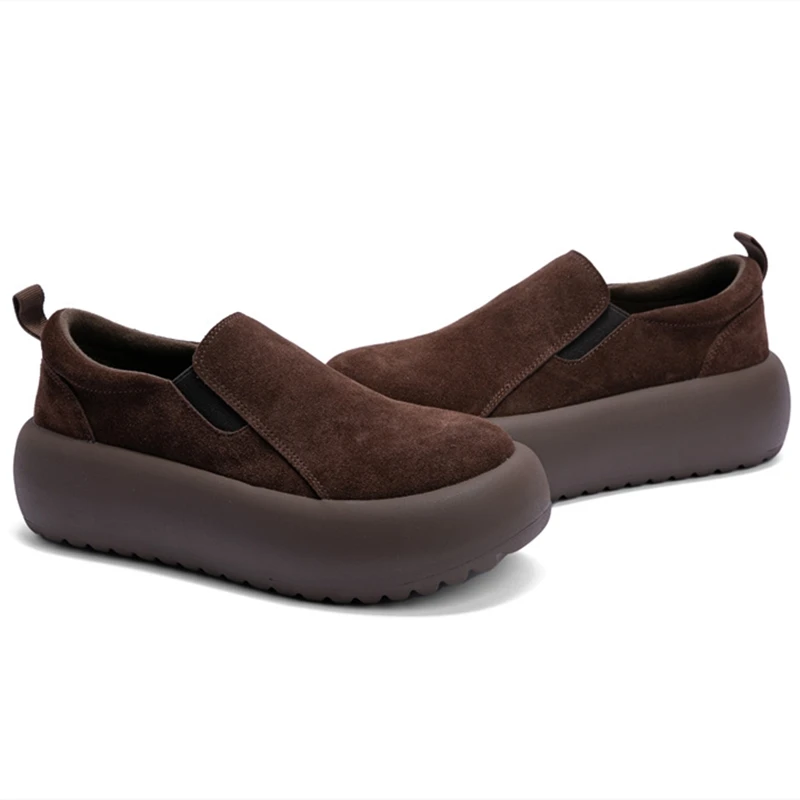 Originality™ Women’s Platform Loafers – Genuine Leather Slip-On Retro Sneakers 3