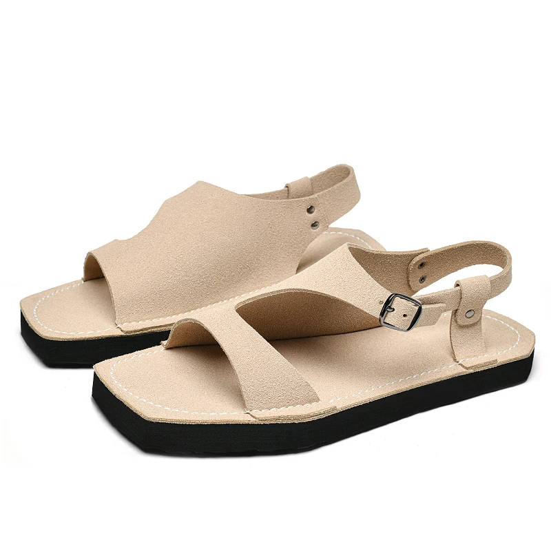 Originality™ Men’s Leather Summer Sandals – Stylish Outdoor Leisure Flat Shoes 5