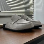 EaseStep™ Men’s Suede Mule Slippers – Handmade Indoor Outdoor Walking Flats 5