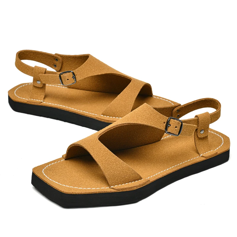 Originality™ Men’s Leather Summer Sandals – Stylish Outdoor Leisure Flat Shoes 3