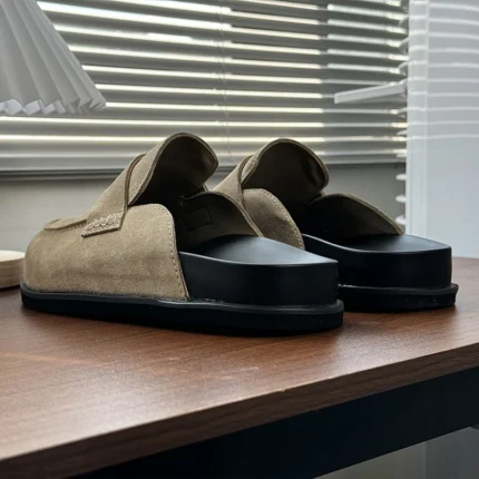 EaseStep™ Men’s Suede Mule Slippers – Handmade Indoor Outdoor Walking Flats 2