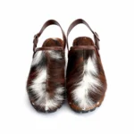 WildCharm™ Women Platform Fur Clogs – Vintage Studded Cowboy Sandals with Buckle & Arch Support 4