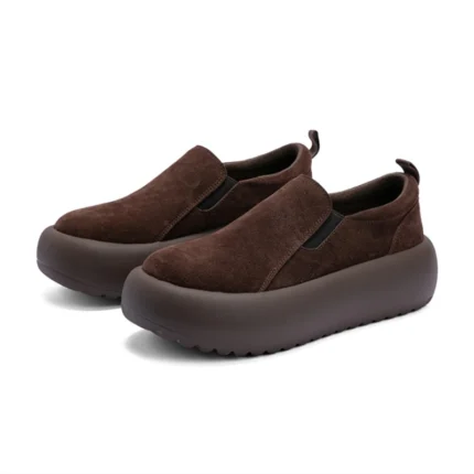 Originality™ Women’s Platform Loafers – Genuine Leather Slip-On Retro Sneakers 2