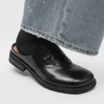 GrandeurStep™ Men Leather Mules – Luxury Backless Loafers with Split Leather & Metal Trim 2