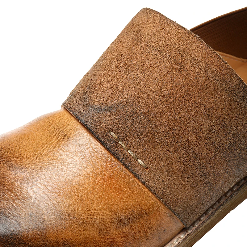VintageEase™ Handmade Leather Mules – Unisex Goodyear Sandal Slippers for Formal-Casual Wear 4