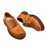 IronTread™ Handmade Horsehide Derby Shoes – Men's Thick Sole Retro Leather Work Shoes 4