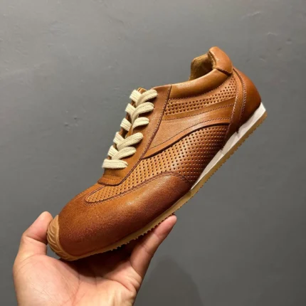 IronStride™ Handmade Horsehide Sneakers – Men’s Premium Leather Running Shoes 2