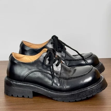 UNITYPUREMAX™ Italian Handmade Washed Horse Leather Shoes – Retro Height Increasing Casual Shoes 2
