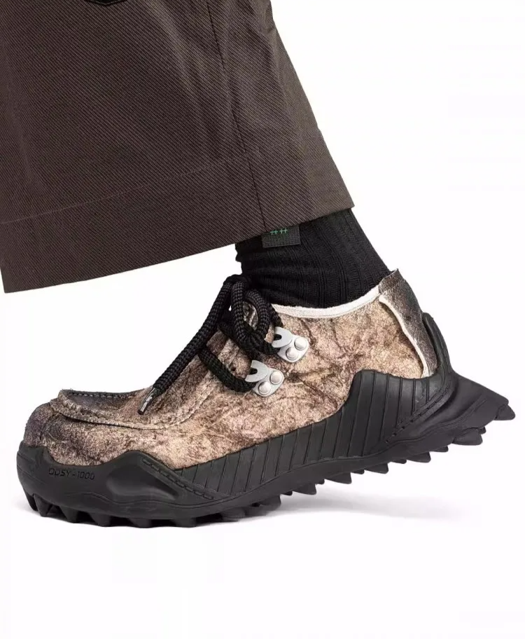 UNITYPUREMAX™ Vintage Men’s Round Toe Platform Shoes – Genuine Leather Casual Sneakers