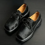 UNITYPUREMAX™ Horsehair Leather Derby Shoes – Height Boost & Breathable Comfort 3